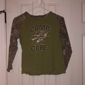 Green(camo) long sleeve shirt
